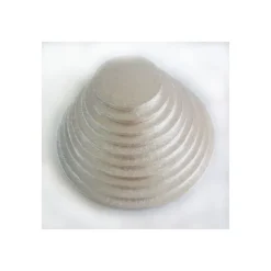 Présentoirs Pour Gâteaux*FUNCAKES Support Gâteau Rond Ø 32,5 x 1 cm Argenté