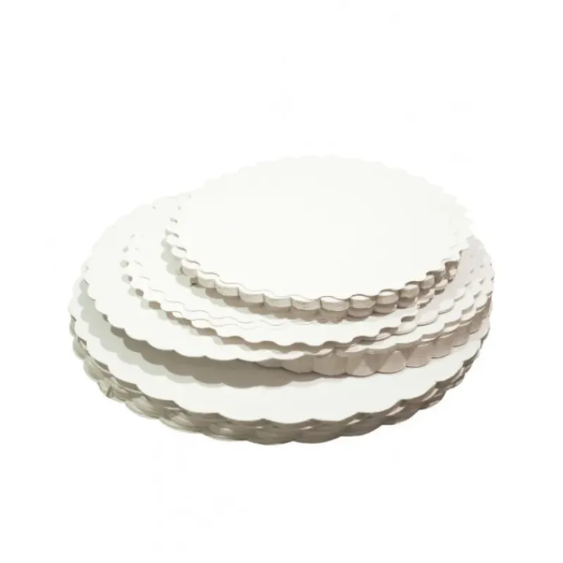 Présentoirs Pour Gâteaux*CROKUS Support Gâteau Ronds Festonnés 29 cm (x250)