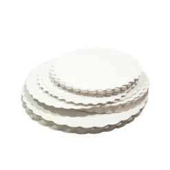 Présentoirs Pour Gâteaux*CROKUS Support Gâteau Ronds Festonnés 21 cm (x250)