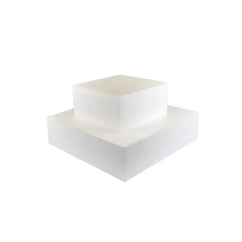 Présentoirs Pour Gâteaux*FUNCAKES Support polystyrène carré H 7 cm - 10 x 10 cm