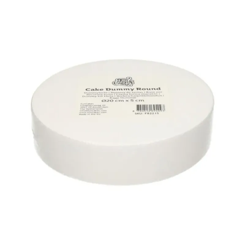 Présentoirs Pour Gâteaux*FUNCAKES Support Polystyrène Rond Ø 20 cm H 5 cm