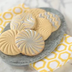 Emporte Pièce - Découpoir Pâtisserie*NORDIC WARE Tampons à Biscuits et Cookies Ronds Geo (x3)