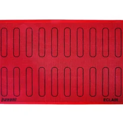 Tapis Silicone Pâtisserie*PAVONI Tapis Silicone Micro-perforé Éclair 12,5 x 2,5 cm (x20)