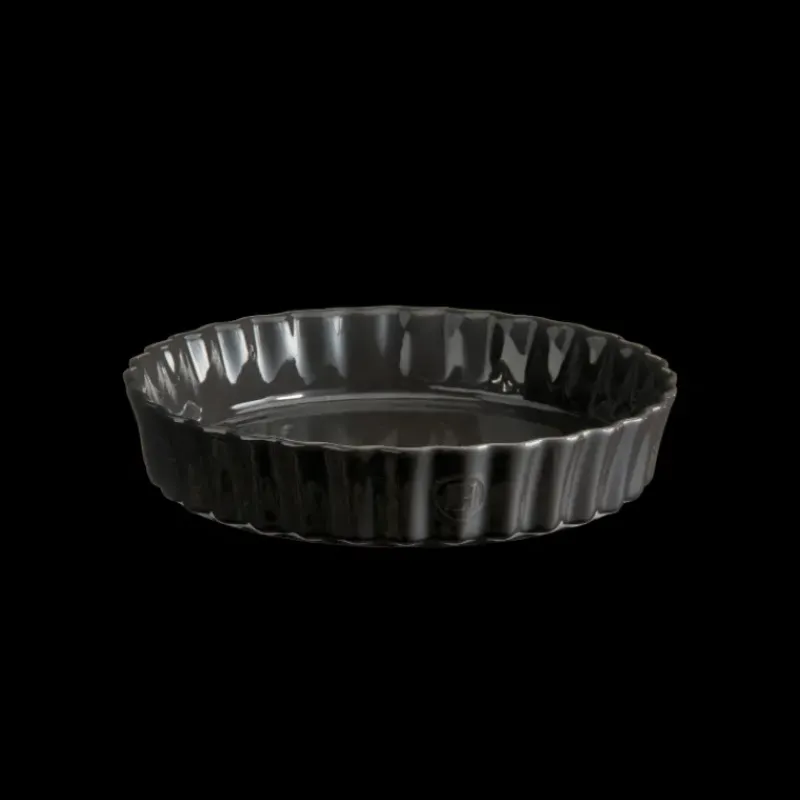 Plat De Cuisson|Moules À Gâteaux*EMILE HENRY Tourtière Haute en Céramique Ø 24 cm Fusain