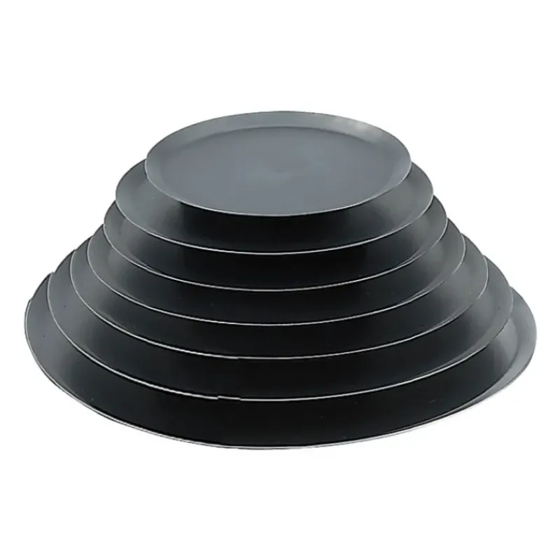 Moules À Gâteaux*DE BUYER Tourtière Ronde Ø 40 cm Tôle Bleuie