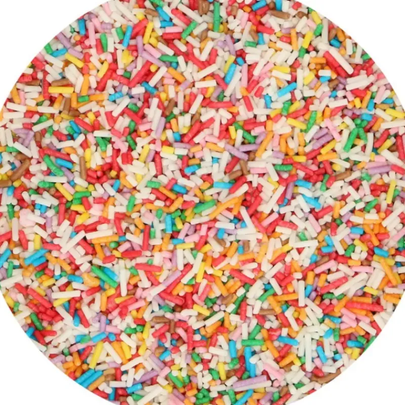 Décoration Comestible*FUNCAKES Vermicelles Multicolores 80g