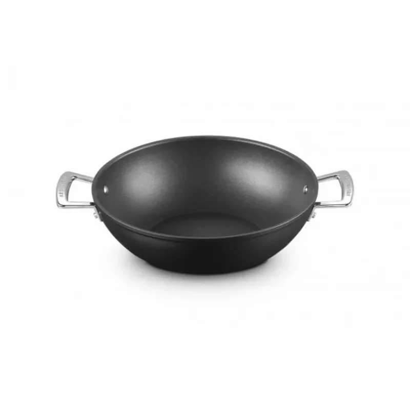 Woks*LE CREUSET Wok 28 cm Anti-Adhérent Les Forgées