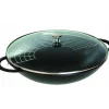 Woks*STAUB Wok en Fonte 37 cm Noir